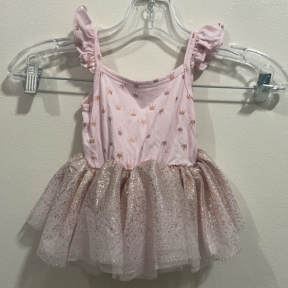 Kidding Around Onesie with Tutu/Tulle Skirt Size 12M